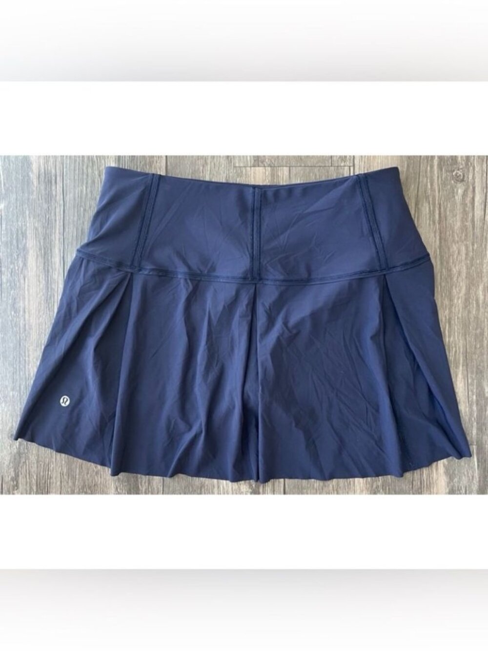 Women’s Navy Blue Lost in Pace Tennis Skirt Size 10 Regular